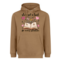 Toasted Coconut she's got a book for every situation Heavyweight Hoodie - MaliasSmallBusiness