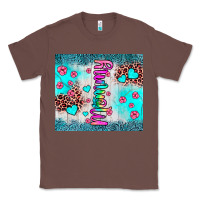 Chestnut mommy leopard turquoise Classic Tee - JahusDesignShop