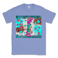 Colony Blue mommy leopard turquoise Classic Tee - JahusDesignShop