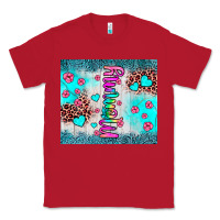 Red mommy leopard turquoise Classic Tee - JahusDesignShop