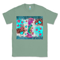 Sage mommy leopard turquoise Classic Tee - JahusDesignShop