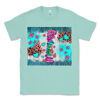 Seafoam mommy leopard turquoise Classic Tee - JahusDesignShop