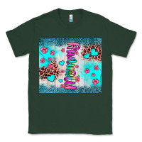 Sports Green mommy leopard turquoise Classic Tee - JahusDesignShop