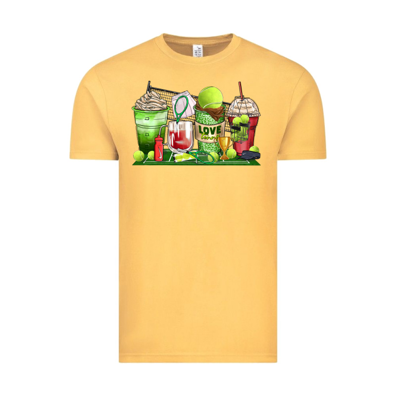 Tennis Coffee Cups Vintage Tee by Zillion Design Studio | Teevron