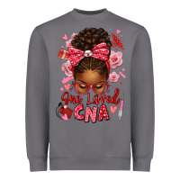Storm one loved cna afro messy bun Heavyweight Sweatshirt - texasbilliewilder