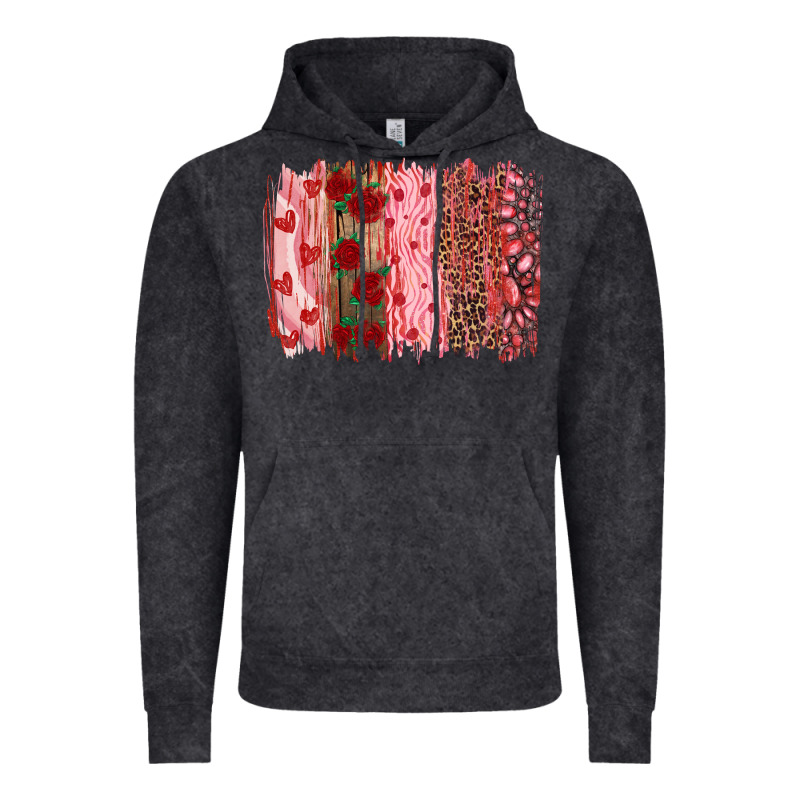 Valentine's Day Brushstrokes Vintage Hoodie by RanaPortraitStore | Teevron