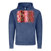 Vintage Denim valentine's day brushstrokes Vintage Hoodie - RanaPortraitStore