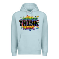 Blue Mist pride and identity expression Premium Hoodie - LillyAllenDesigns