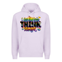 Lilac pride and identity expression Premium Hoodie - LillyAllenDesigns