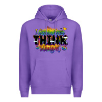 Purple pride and identity expression Premium Hoodie - LillyAllenDesigns