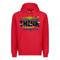 Red pride and identity expression Premium Hoodie - LillyAllenDesigns