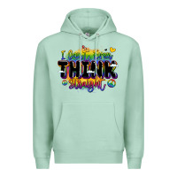 Seafoam pride and identity expression Premium Hoodie - LillyAllenDesigns