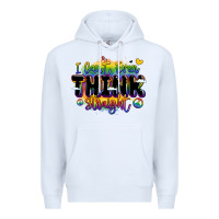 White pride and identity expression Premium Hoodie - LillyAllenDesigns