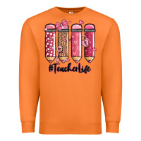 Carrot valentine's day teacher life pencils Premium Sweatshirt - MaliasSmallBusiness