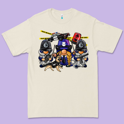 Police Gnome Premium Tee Designed By Barkaloodesign