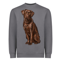 Storm labrador retriever Heavyweight Sweatshirt - RanaPortraitStore