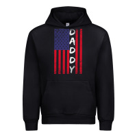 Black Daddy American Flag Urban Hoodie - Bettercallsaul
