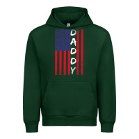 Forest Green Daddy American Flag Urban Hoodie - Bettercallsaul