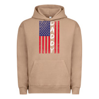 Pigment Burro Daddy American Flag Urban Hoodie - Bettercallsaul