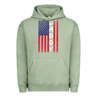 Pigment Oil Green Daddy American Flag Urban Hoodie - Bettercallsaul