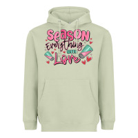 Matcha season everything with love Heavyweight Hoodie - MaliasSmallBusiness