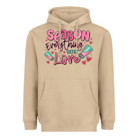 Mushroom season everything with love Heavyweight Hoodie - MaliasSmallBusiness