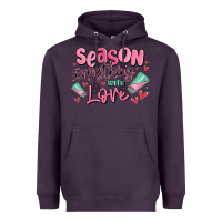 Plum season everything with love Heavyweight Hoodie - MaliasSmallBusiness