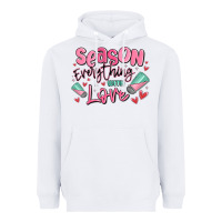 White season everything with love Heavyweight Hoodie - MaliasSmallBusiness