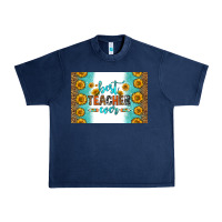 Navy best teacher ever skinny metal can holder Urban Heavy Tee - HRA Design Shop