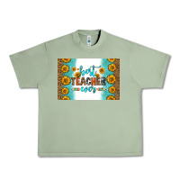 Oil Green best teacher ever skinny metal can holder Urban Heavy Tee - HRA Design Shop