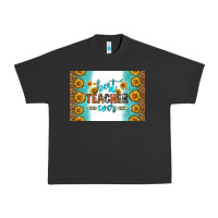 Pigment Black best teacher ever skinny metal can holder Urban Heavy Tee - HRA Design Shop