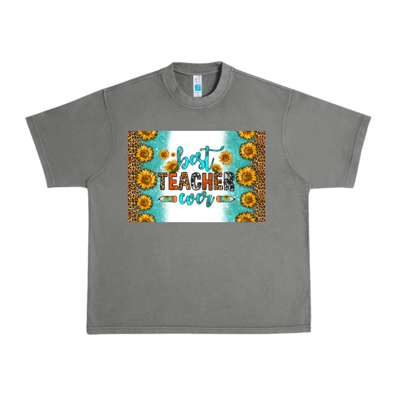 Best Teacher Ever Skinny Metal Can Holder Urban Heavy Tee by HRA Design Shop | Teevron