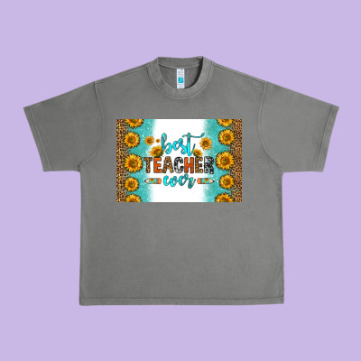 Best Teacher Ever Skinny Metal Can Holder Urban Heavy Tee Designed By Hra Design Shop