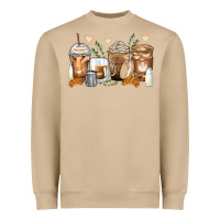 Mushroom latte coffee cups Heavyweight Sweatshirt - Zillion Design Studio