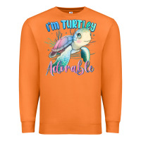 Carrot im turtley adorable turtle Premium Sweatshirt - MaliasSmallBusiness