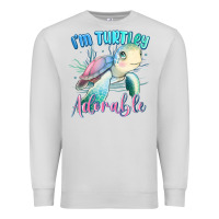 Dove Grey im turtley adorable turtle Premium Sweatshirt - MaliasSmallBusiness