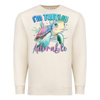 Sandshell im turtley adorable turtle Premium Sweatshirt - MaliasSmallBusiness