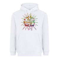 White not by my strength but his Heavyweight Hoodie - MaliasSmallBusiness