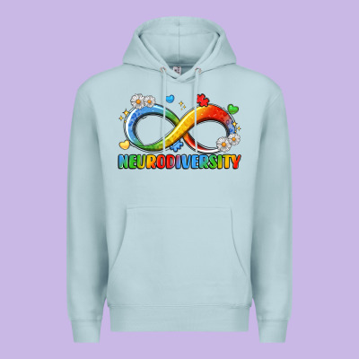 Neurodiversity Premium Hoodie Designed By Lillyallendesigns