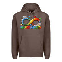 Coffee neurodiversity Premium Hoodie - LillyAllenDesigns