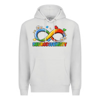Dove Grey neurodiversity Premium Hoodie - LillyAllenDesigns