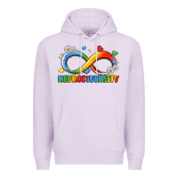 Lilac neurodiversity Premium Hoodie - LillyAllenDesigns