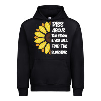 Black Rise Above The Storm You Will F and The Sunshine Urban Hoodie - Bettercallsaul
