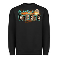 Black but first coffee Heavyweight Sweatshirt - Zillion Design Studio