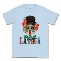Dusty Blue proud latina Classic Tee - BundleAndBundleShop