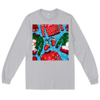 Moon Dust christmas clothes seamless pattern Long Sleeve Tee - BundleAndBundleShop