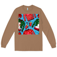 Toasted Coconut christmas clothes seamless pattern Long Sleeve Tee - BundleAndBundleShop