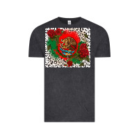 Vintage Black mexican flag and roses Vintage Tee - CTS Tumbler Store