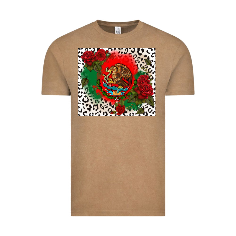 Mexican Flag And Roses Vintage Tee by CTS Tumbler Store | Teevron