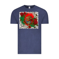 Vintage Denim mexican flag and roses Vintage Tee - CTS Tumbler Store